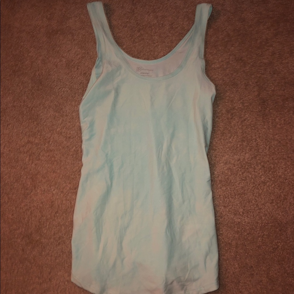 light green workout shirt
